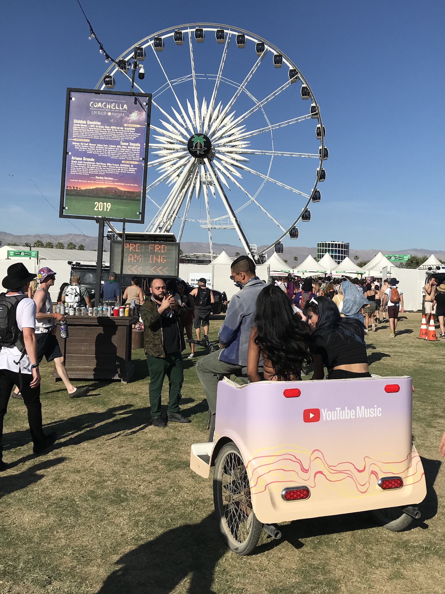 music festival transportation